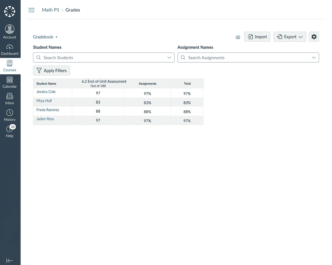 Grade passback from coding platform to LMS gradebook