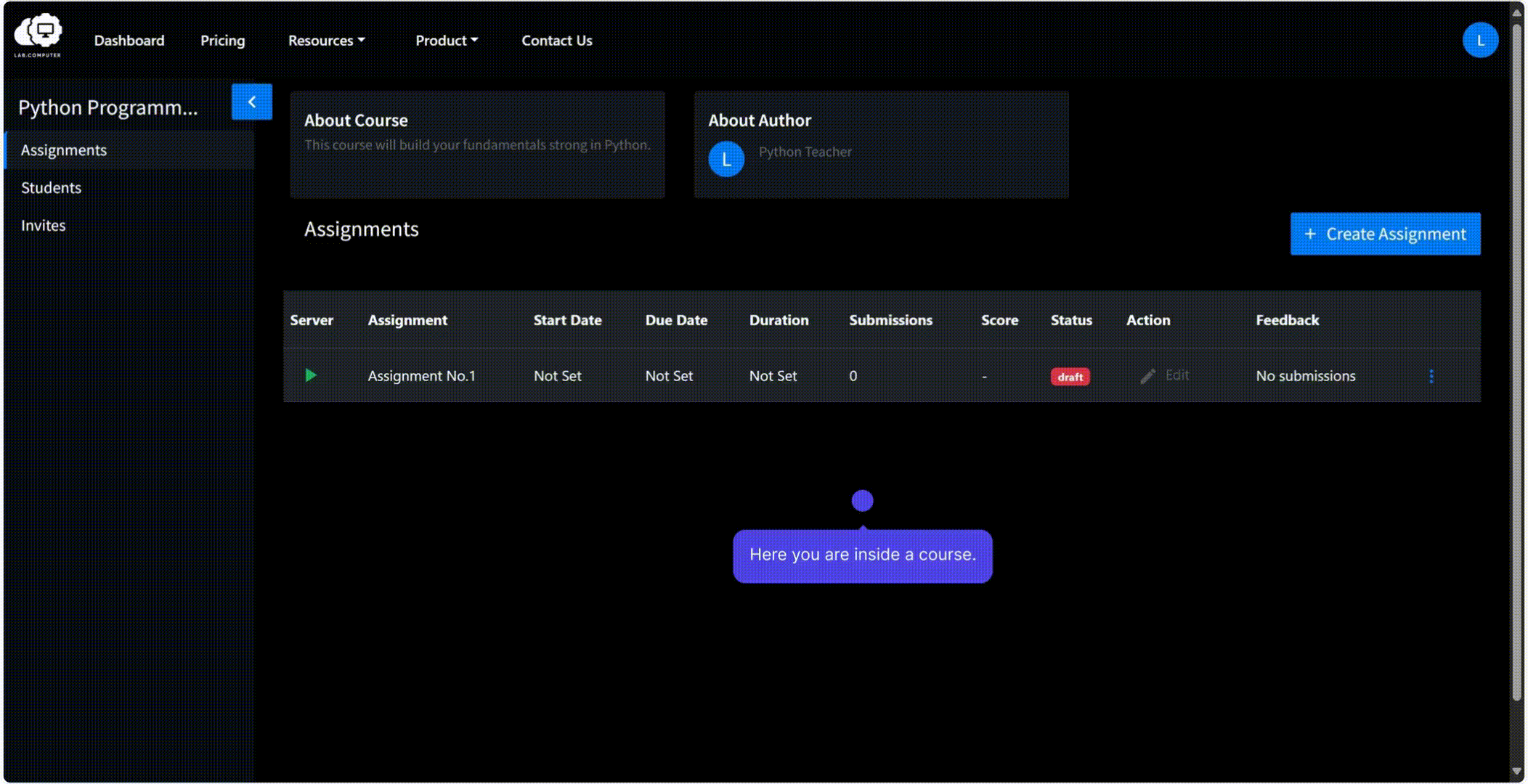 GIF: Rename Assignments