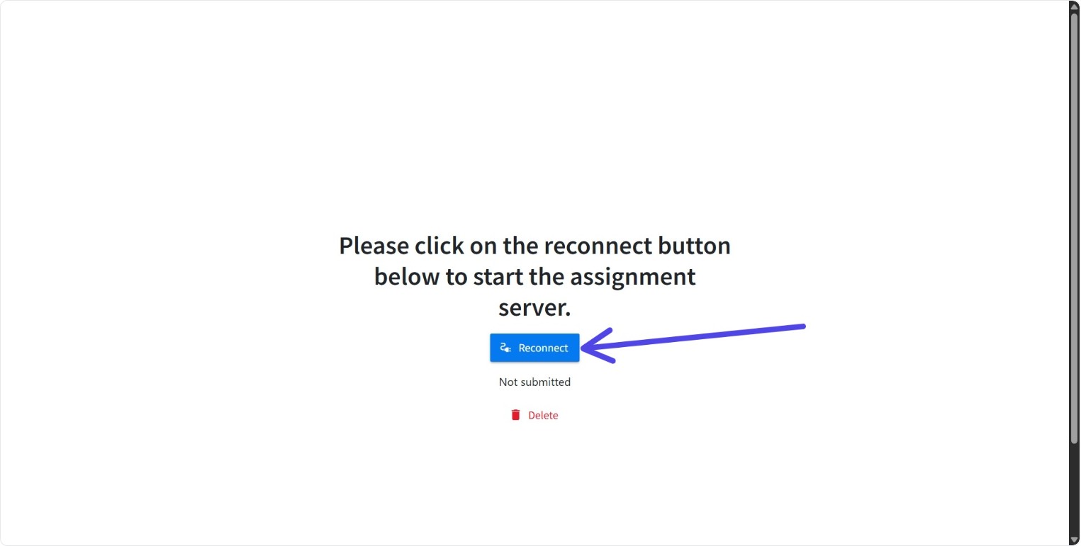 Screenshot: Reconnet