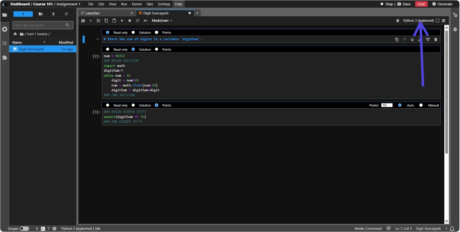 Screenshot: Kernel