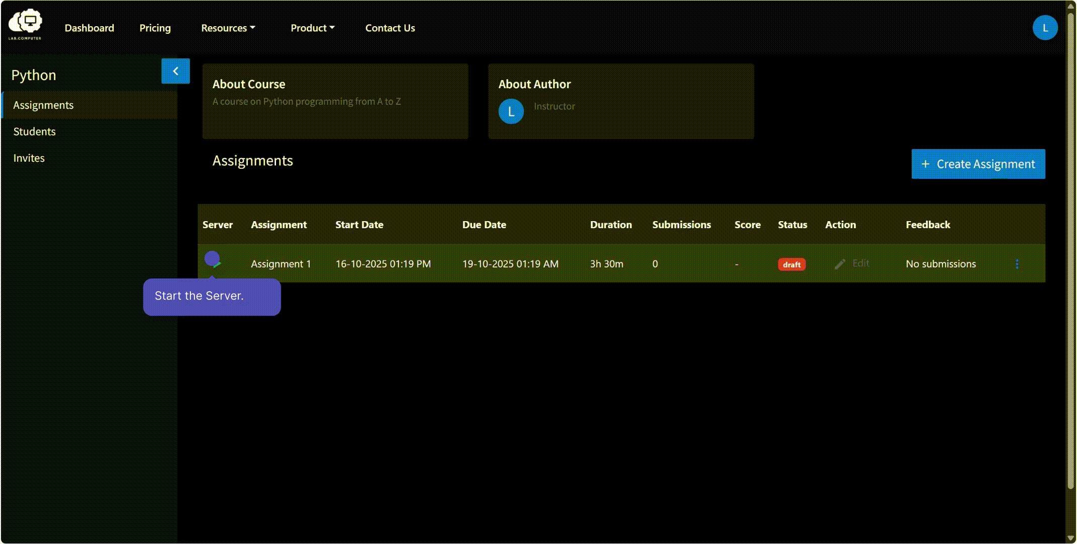 Video: Generating Assignment